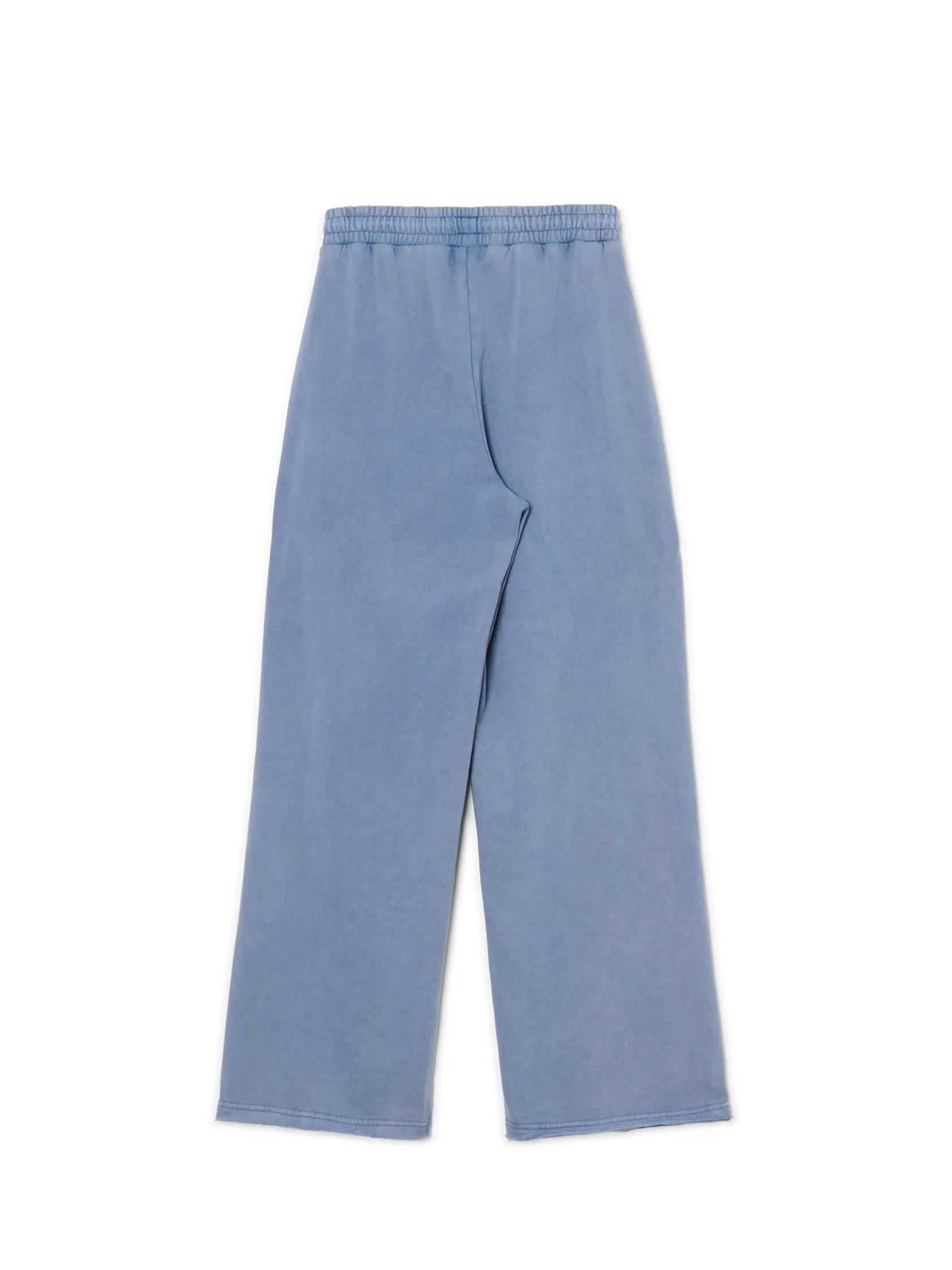 Clearance Niebieskie spodnie wide leg Spodnie