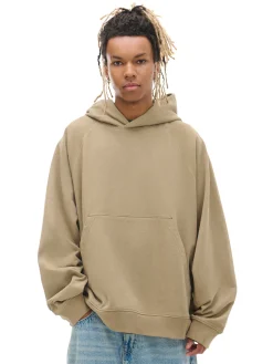 Clearance Oliwkowa bluza oversize z kapturem Bluzy|Sety
