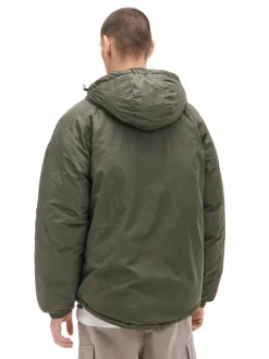 Fashion Oliwkowa kurtka z kapturem Kurtki Zimowe|Kurtki, Płaszcze