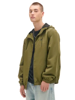 Fashion Oliwkowa kurtka z kapturem Kurtki, Płaszcze