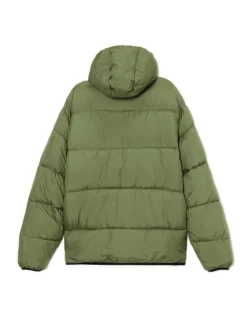 Discount Oliwkowa pikowana kurtka puffer Kurtki Zimowe|Kurtki, Płaszcze
