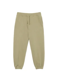 Sale Oliwkowe dresowe joggery comfort Spodnie|Sety