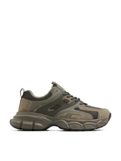 Sale Oliwkowe sneakersy Sneakersy