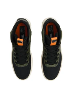 Discount Oliwkowe sneakersy na solidnej podeszwie Sneakersy|Za Kostkę