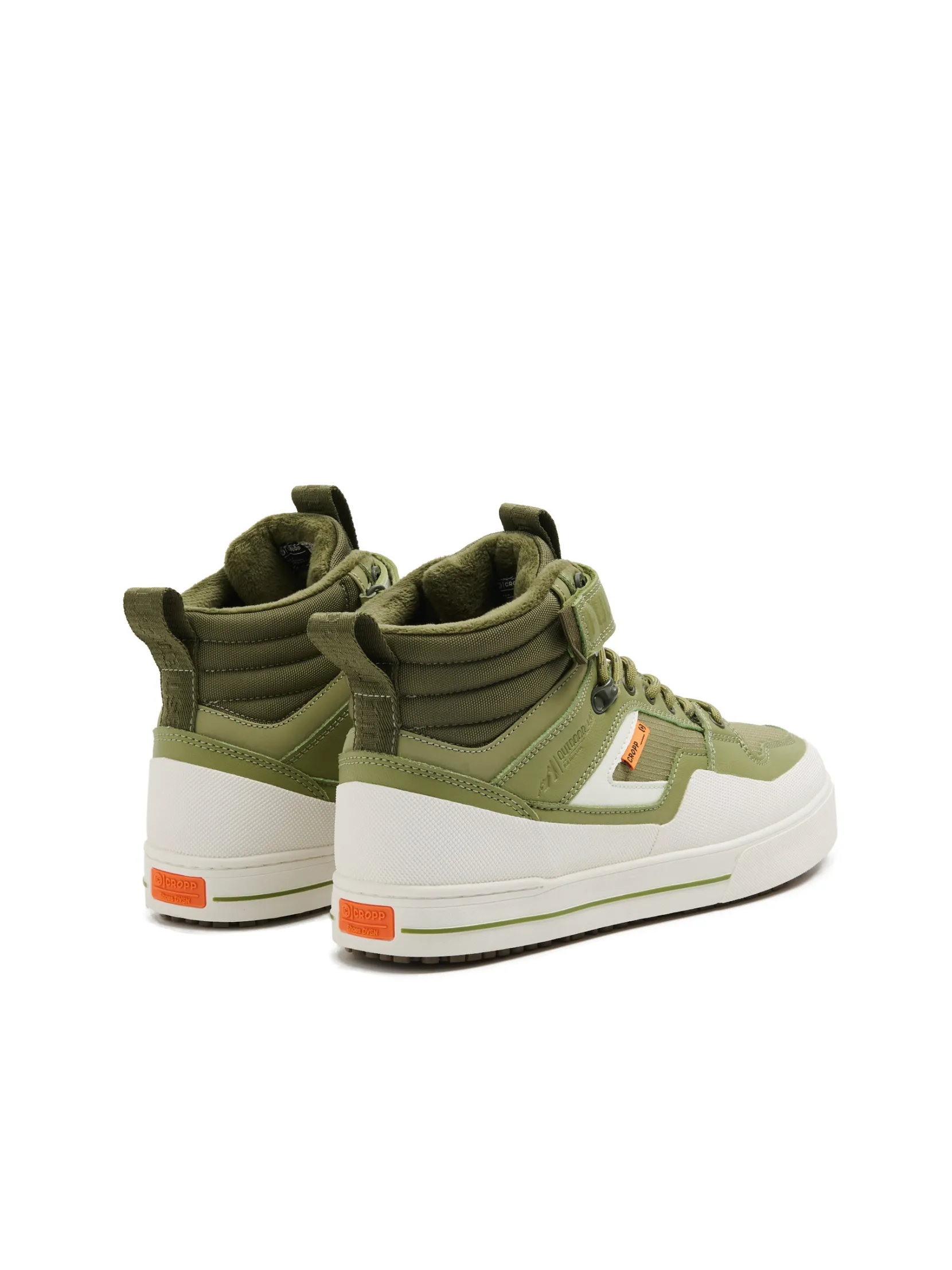Clearance Oliwkowe sneakersy za kostkę Sneakersy|Za Kostkę