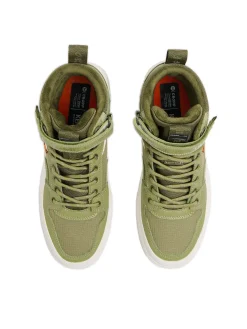 Clearance Oliwkowe sneakersy za kostkę Sneakersy|Za Kostkę