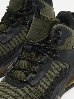 Hot Oliwkowe sneakersy za kostkę Sneakersy