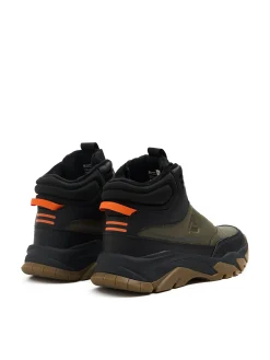 Sale Oliwkowe wysokie sneakersy na zimę Sneakersy|Za Kostkę