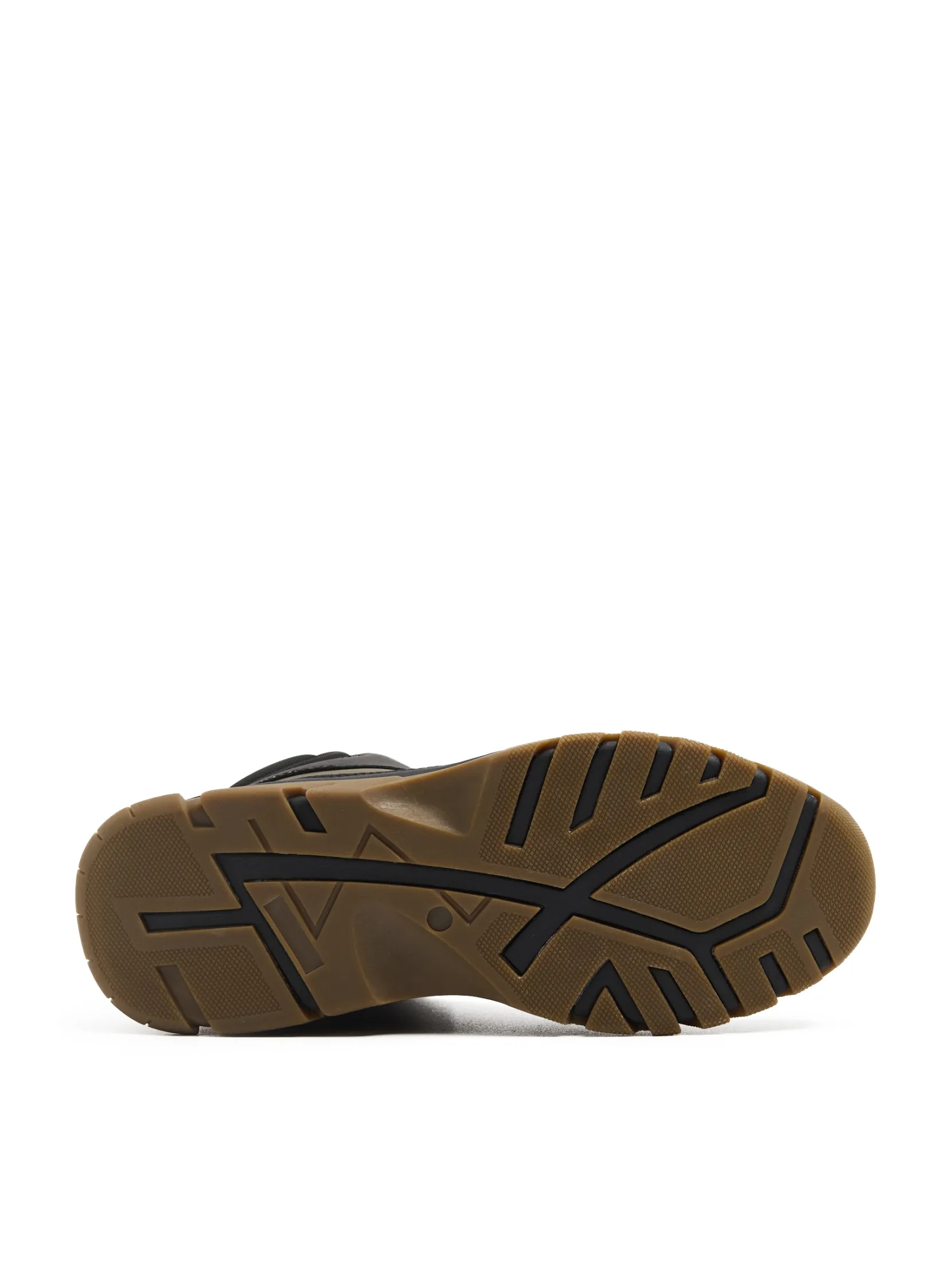 Sale Oliwkowe wysokie sneakersy na zimę Sneakersy|Za Kostkę