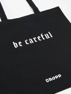 Sale Płócienna czarna torba shopper Torby, Plecaki