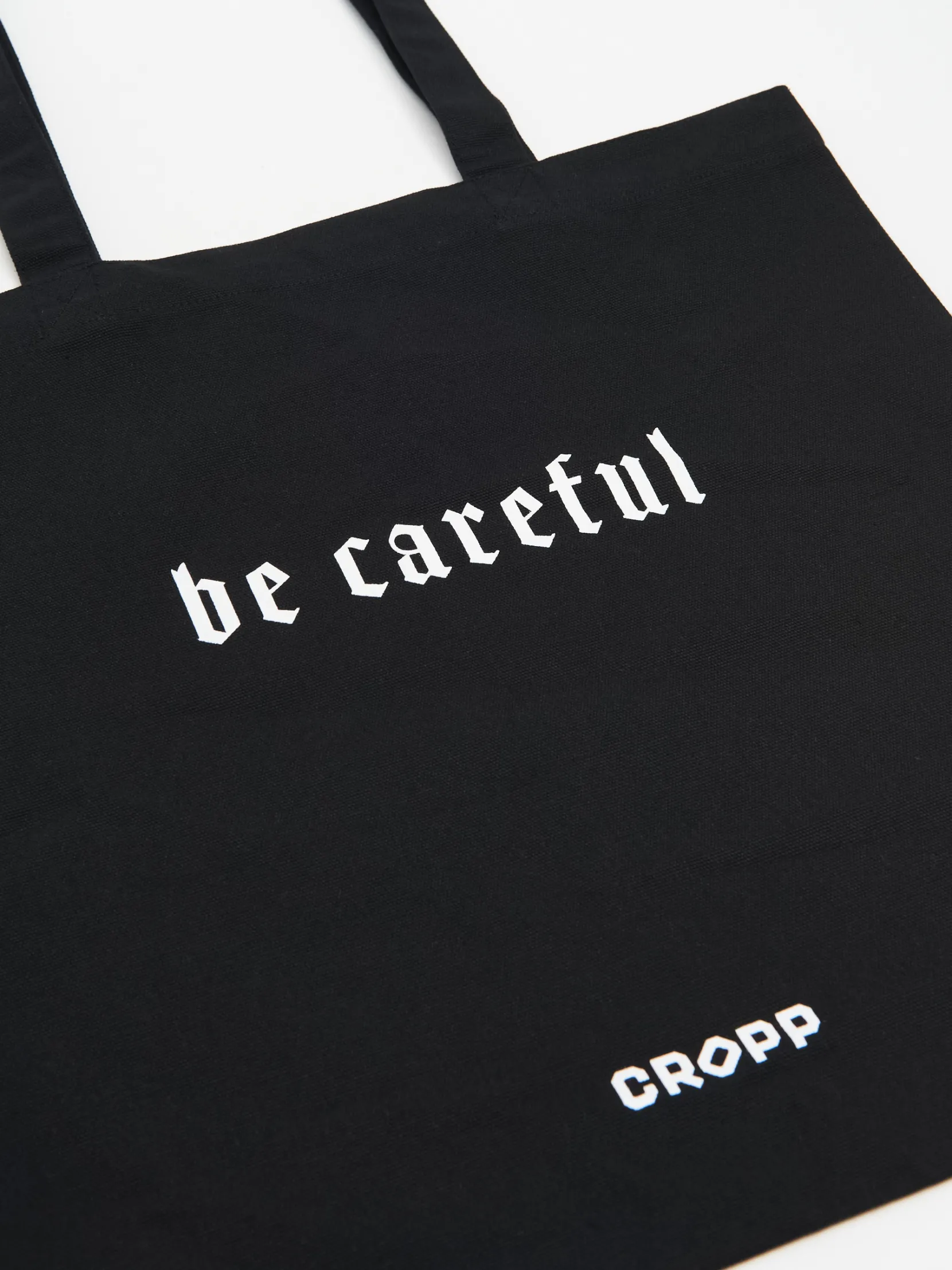 Sale Płócienna czarna torba shopper Torby, Plecaki