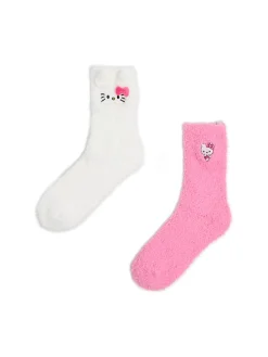 New Pluszowe skarpetki Hello Kitty Cozy|Skarpety, Rajstopy