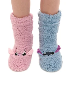 Best Pluszowe skarpetki Stitch i Andzia Cozy|Skarpety, Rajstopy