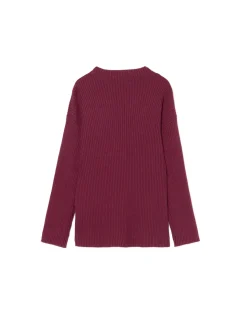 Clearance Prążkowany sweter oversize Swetry
