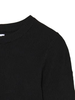 New Prążkowany sweter z wycięciami na rękawach Swetry