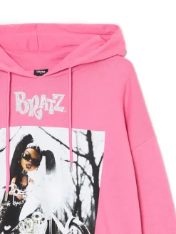 Outlet Różowa bluza z kapturem Bratz Bluzy