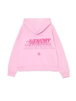 New Różowa bluza z napisami Bluzy