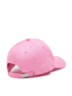 Fashion Różowa czapka z daszkiem Czapki