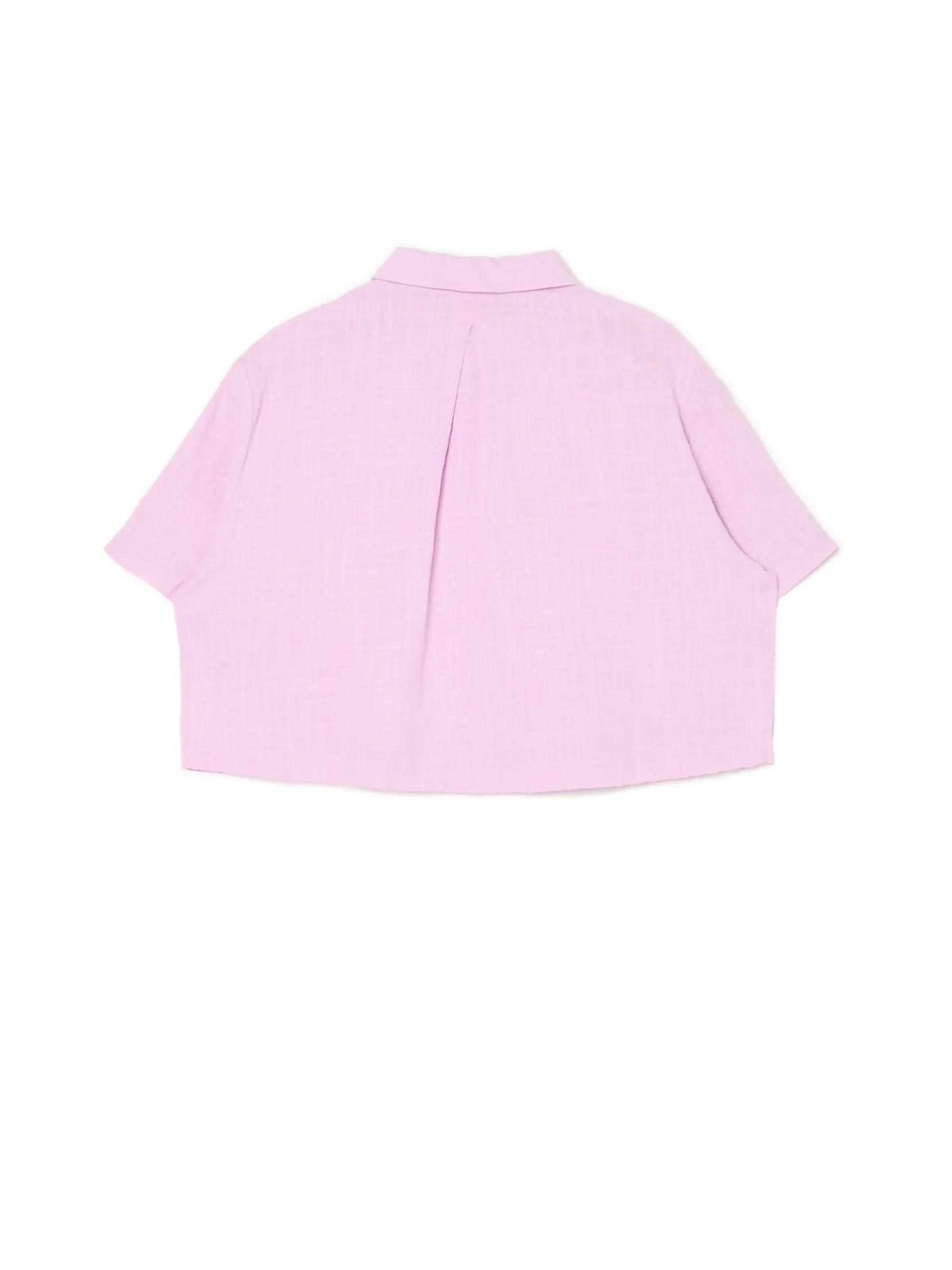 Clearance Różowa koszula w retro stylu Koszule, Bluzki