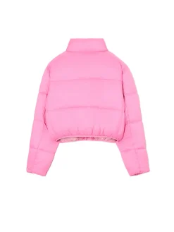 Discount Różowa kurtka puffer Kurtki, Płaszcze