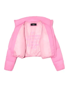Discount Różowa kurtka puffer Kurtki, Płaszcze