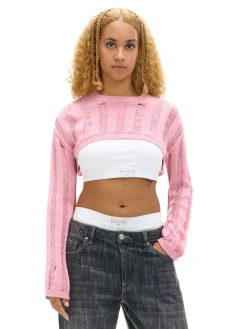 Fashion krótki sweter Swetry