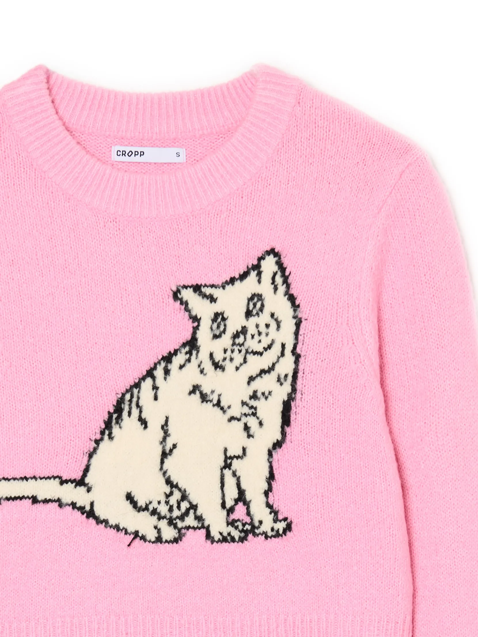 Outlet sweter z kotem Swetry