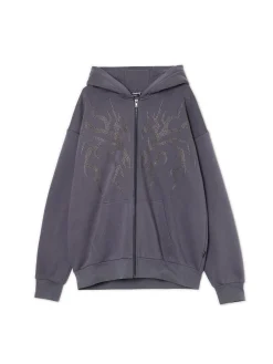 Clearance Rozpinana bluza z aplikacją Bluzy