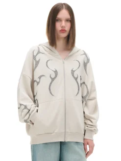 Clearance Rozpinana bluza z aplikacjami Bluzy