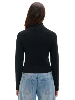 Clearance Rozpinany sweter ze stójką Swetry