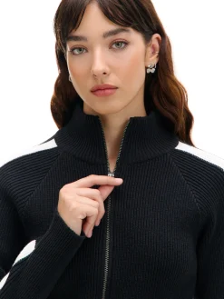 Clearance Rozpinany sweter ze stójką Swetry
