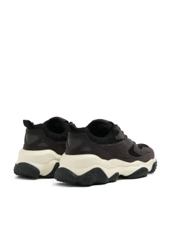 Outlet Sneakersy z elementami skórzanymi Sneakersy