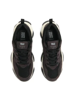 Outlet Sneakersy z elementami skórzanymi Sneakersy