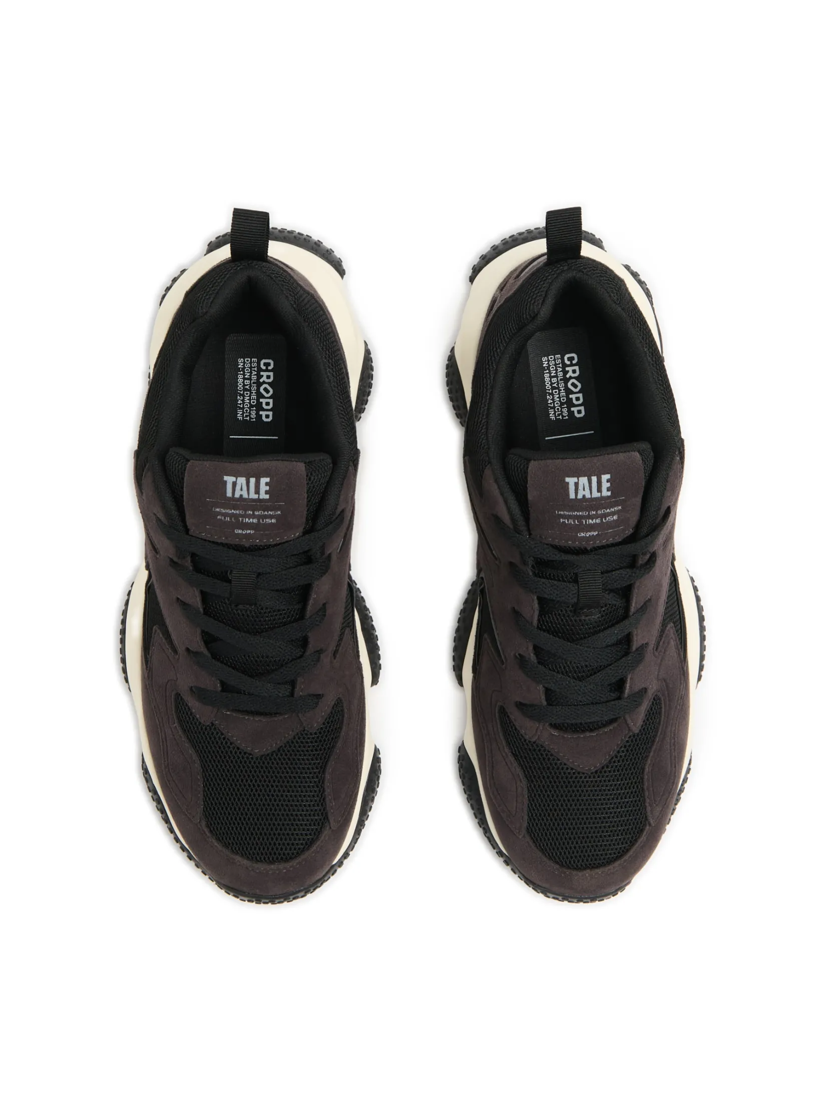 Outlet Sneakersy z elementami skórzanymi Sneakersy