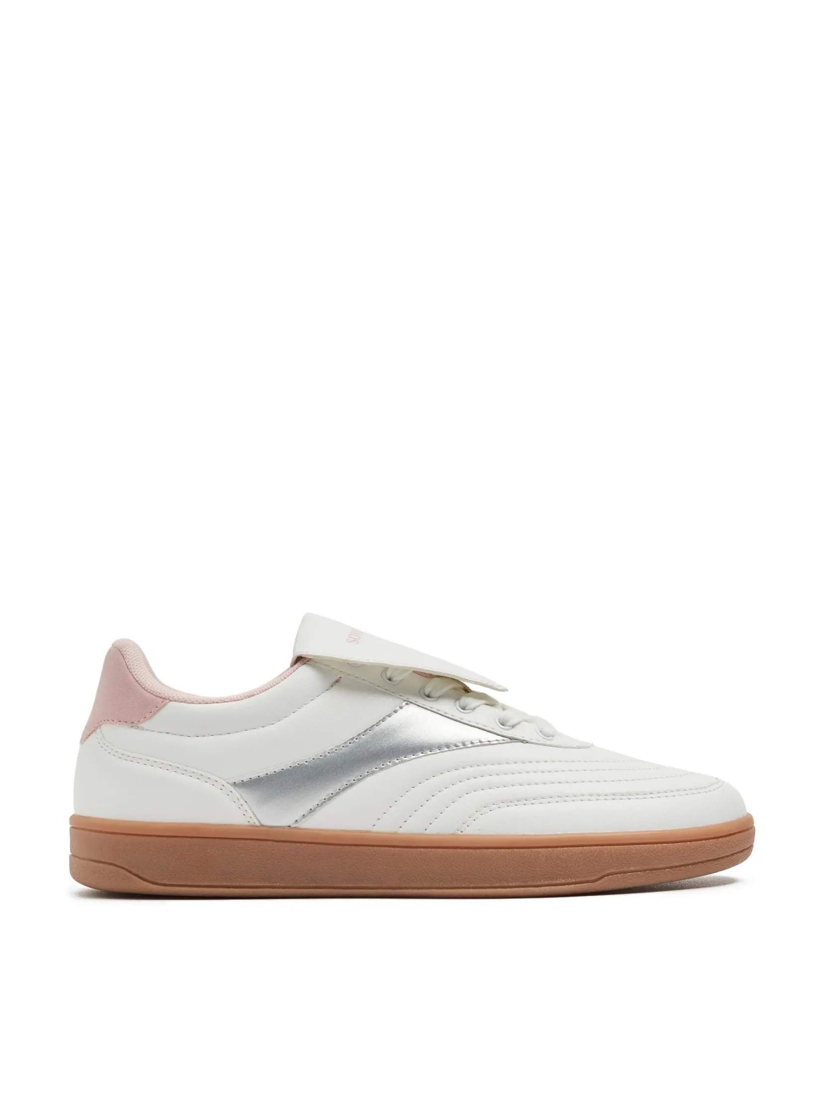 Outlet Sneakersy z ozdobnymi wstawkami Sneakersy