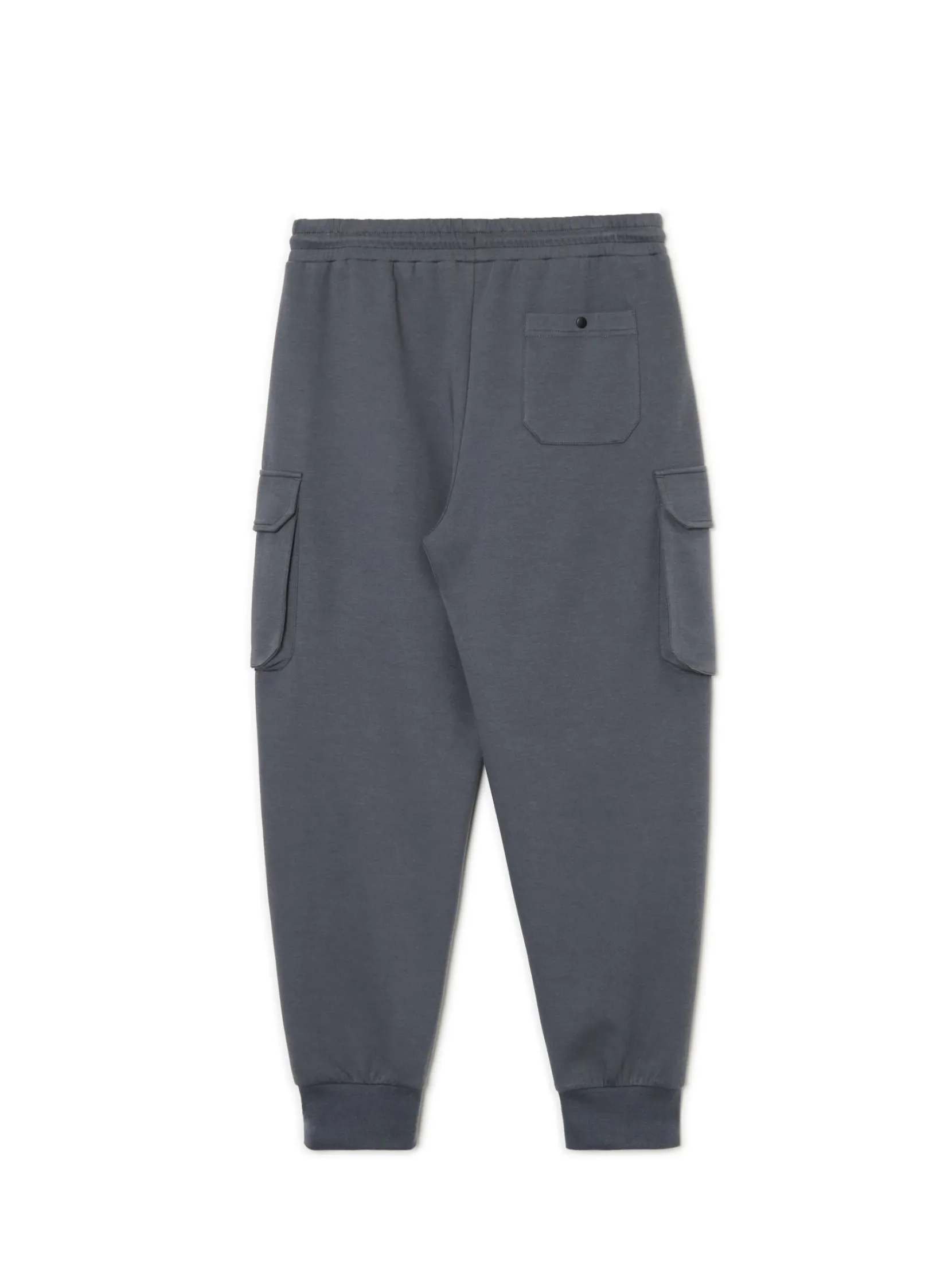 Discount Solidne dresowe joggery regular z kieszeniami Spodnie