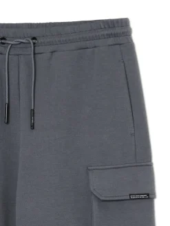 Discount Solidne dresowe joggery regular z kieszeniami Spodnie