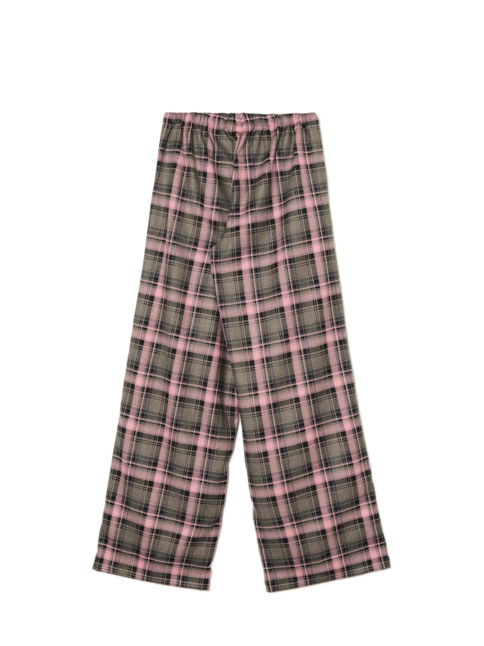 Fashion Spodnie baggy w kratę Spodnie