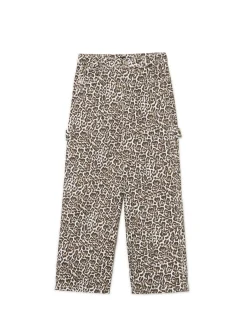 Hot Spodnie baggy w panterkę Spodnie|Sety