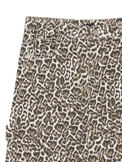 Hot Spodnie baggy w panterkę Spodnie|Sety