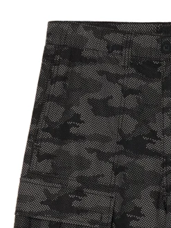 Clearance Spodnie cargo ze wzorem moro Spodnie
