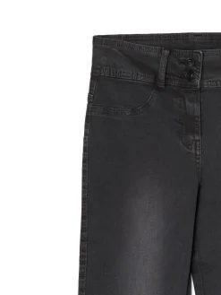 Clearance Spodnie flare z efektem sprania Spodnie