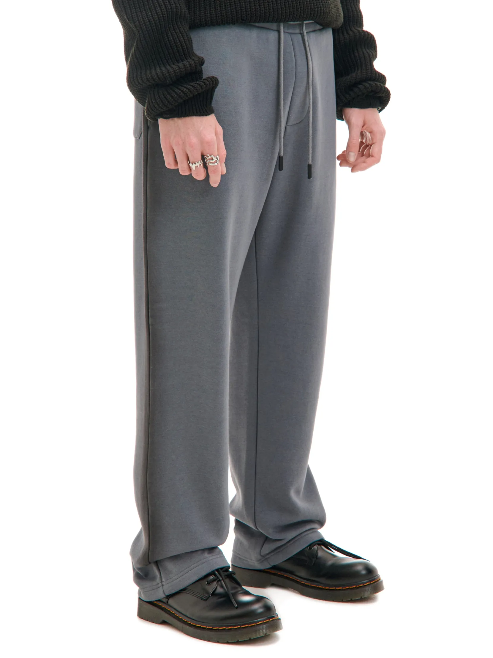 Sale Spodnie loose z lampasami Baggy|Spodnie