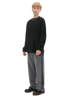 Sale Spodnie loose z lampasami Baggy|Spodnie