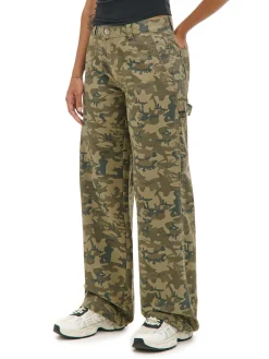Fashion Spodnie moro z wieloma kieszeniami Spodnie