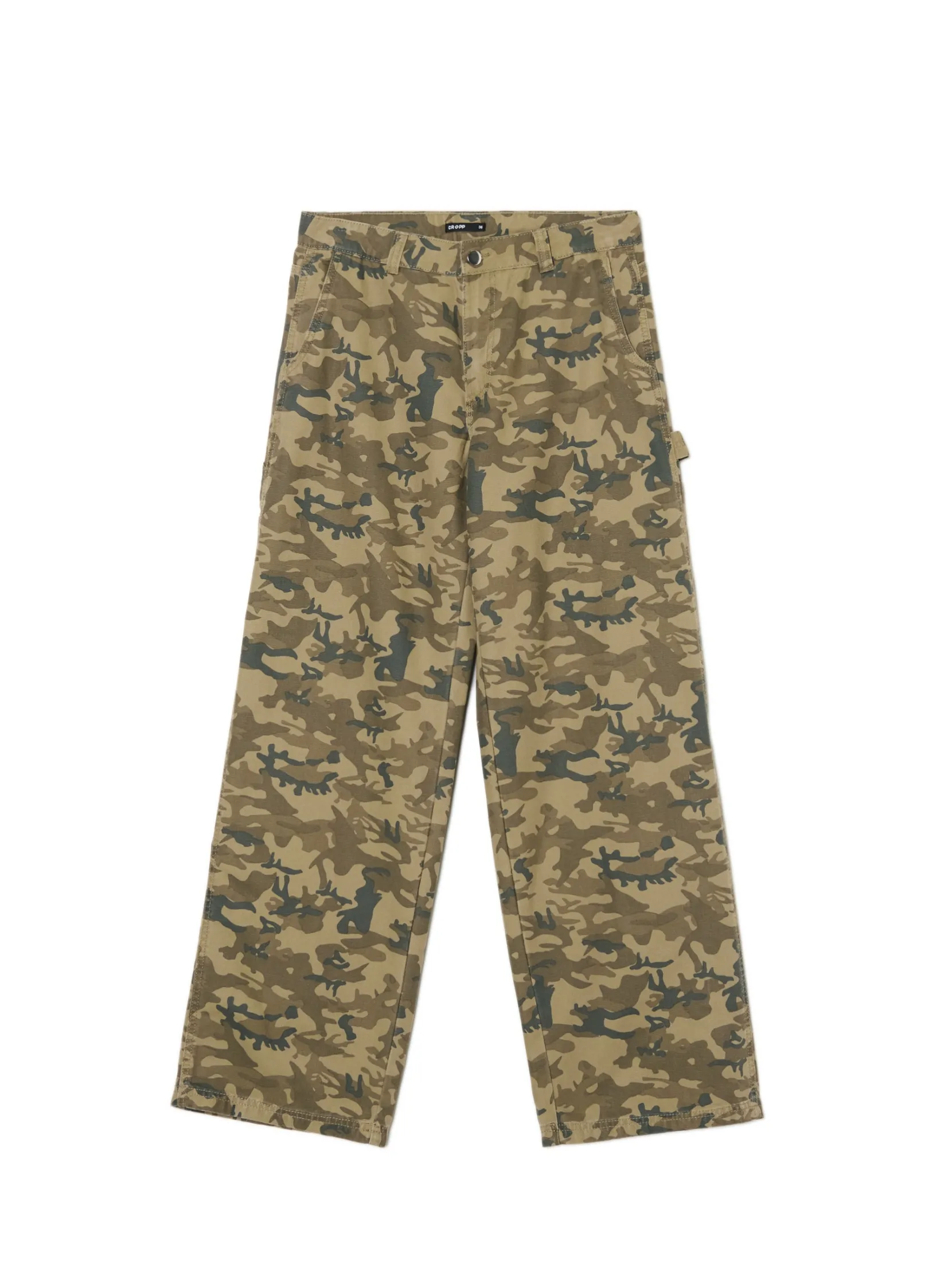 Fashion Spodnie moro z wieloma kieszeniami Spodnie