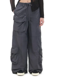 Discount Spodnie parachute z kieszeniami cargo Spodnie