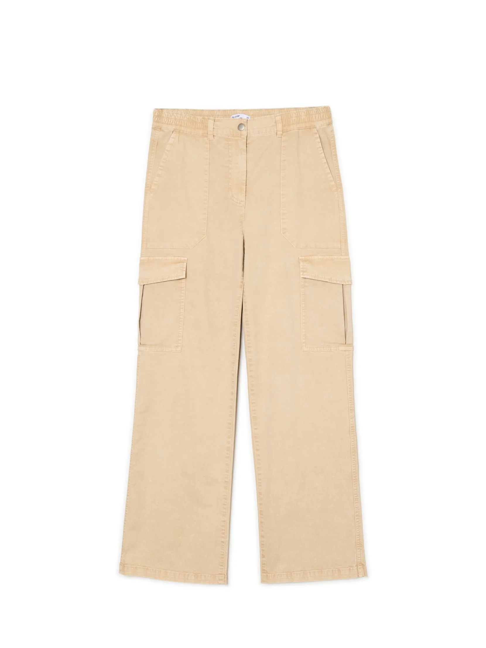 Sale Spodnie straight z kieszeniami cargo Spodnie