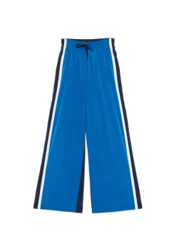 New Spodnie wide leg z lampasami Spodnie|Sety