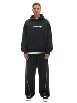 Sale Spodnie wide leg z przeszyciami Spodnie